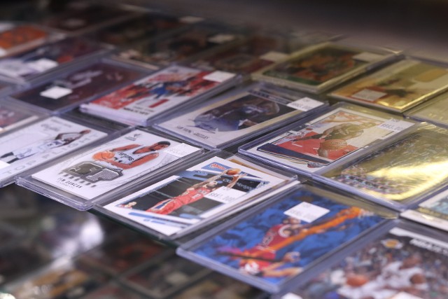 Photo of sports cards